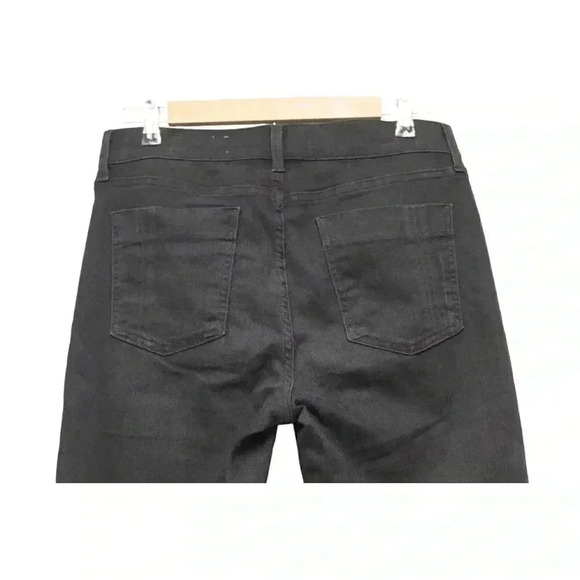 Pistola Jeans Size 29 Black Distressed Denim Raw Hem Ankle Skinny Grunge Punk - Picture 8 of 11